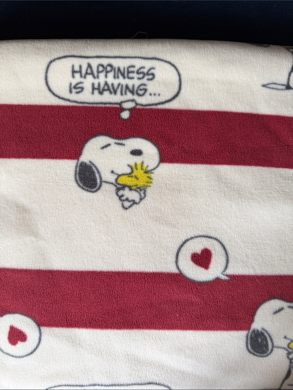 Peanuts Snoopy & Woodstock Red and White Striped Kids Pajama Set